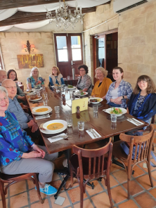 Image of EdsQ members at lunch at The Continental.