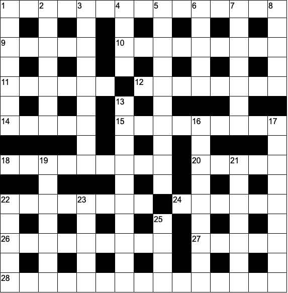 Cryptic crossword No.8