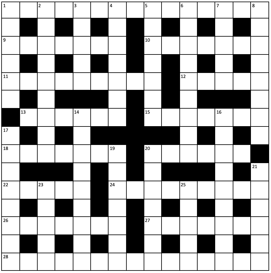 Cryptic crossword No.16 by Jane Fitzpatrick AE