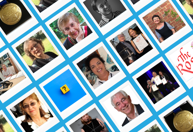 A digital photo album page of previous IPEd award recipients