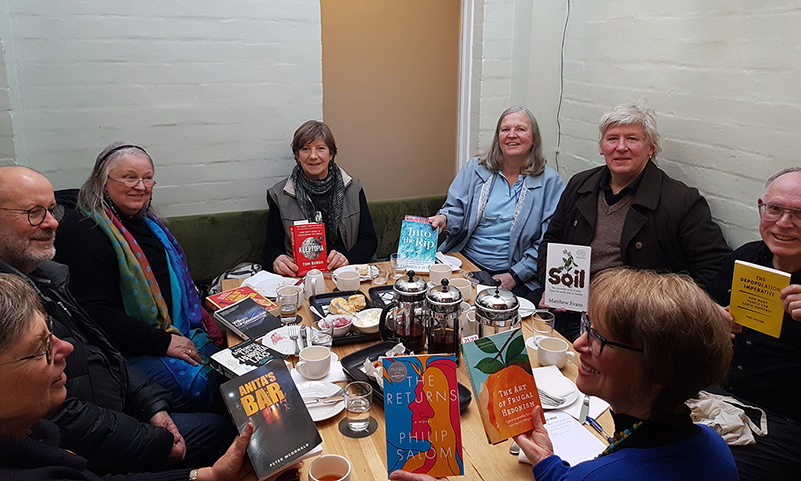Attendees of IPEd Tasmania Branchs Winter Solstice Bookchat