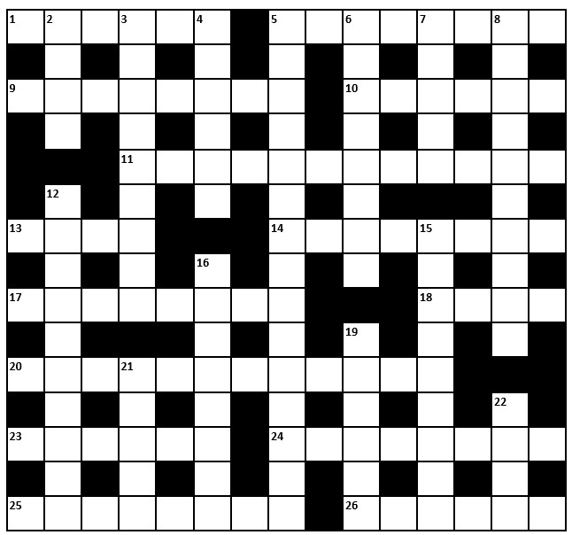 Crossword. 