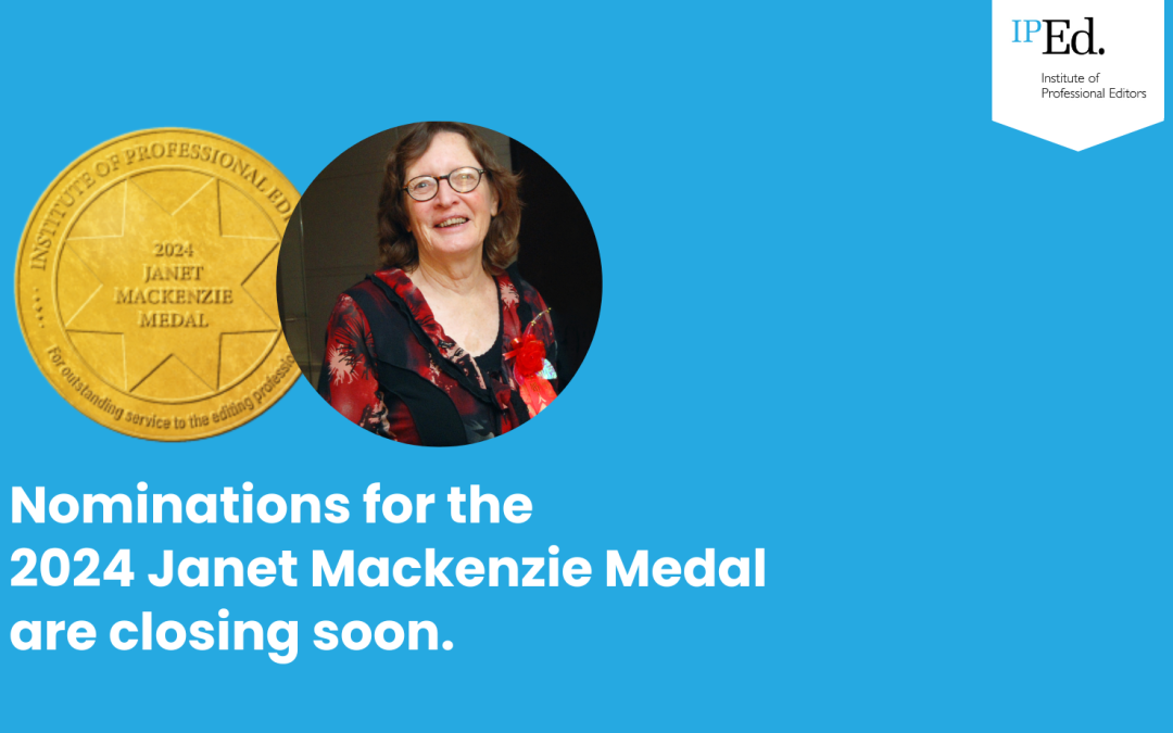 Last weeks to nominate for the Mackenzie