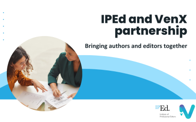 Innovative IPEd and VenX partnership connects authors with professional editors