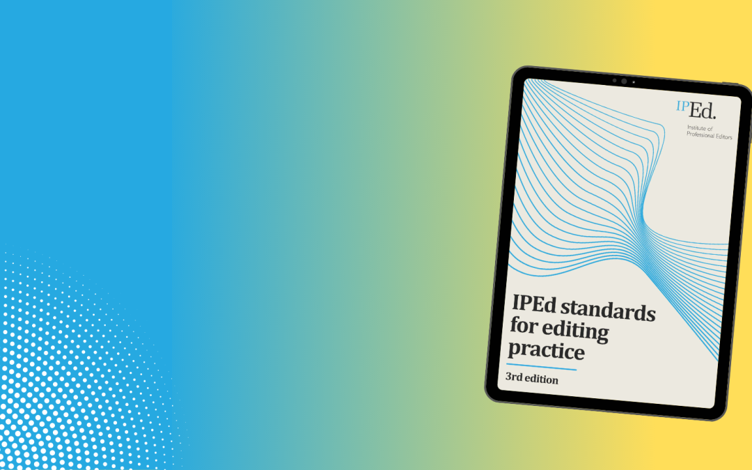 IPEd patron Emeritus Professor Roly Sussex OAM launches third edition of IPEd standards for editing practice