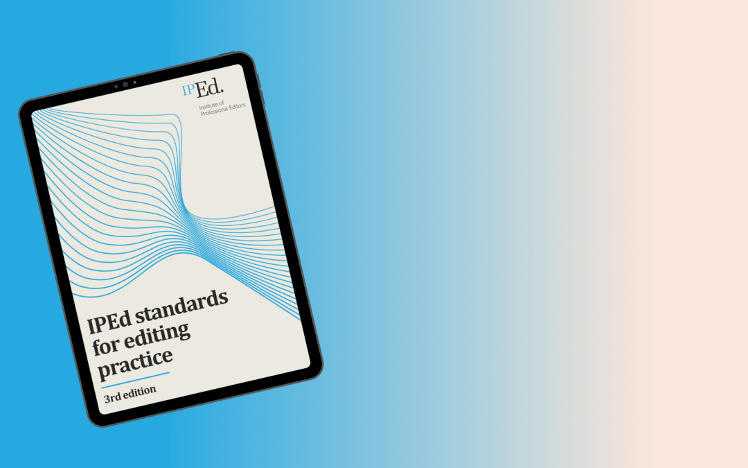 Collaboration, cooperation and balance: behind the scenes of IPEd standards for editing practice