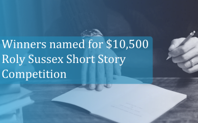 Winners named for $10,500 Roly Sussex Short Story Competition