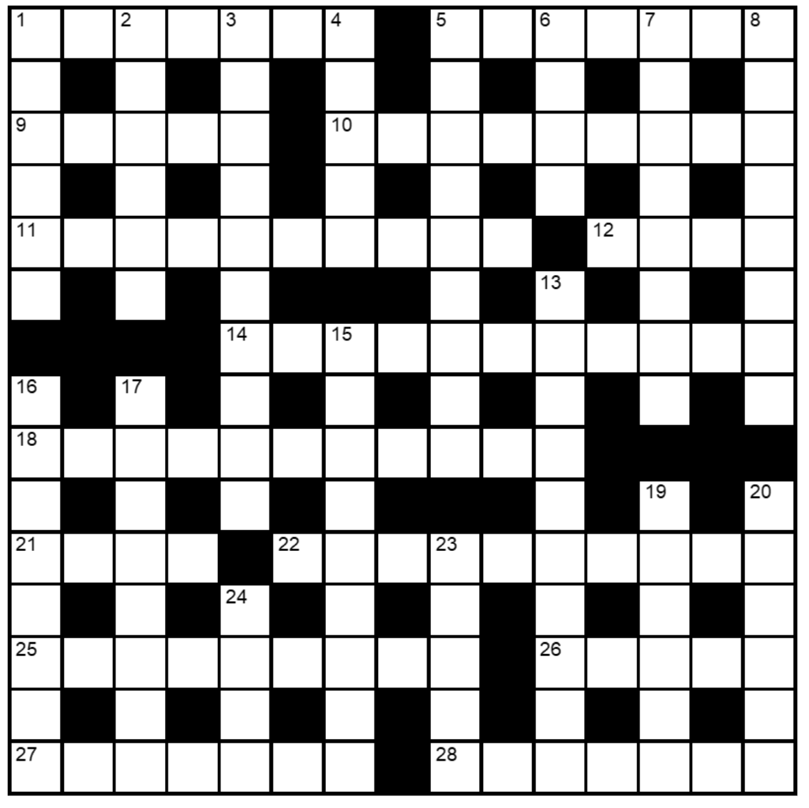 Cryptic crossword 29