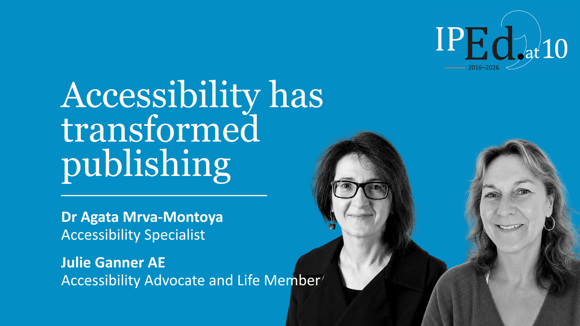 Agata Mrva-Montoya and Julie Ganner